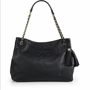 Tory Burch Thea Chain Shoulder Slouchy black